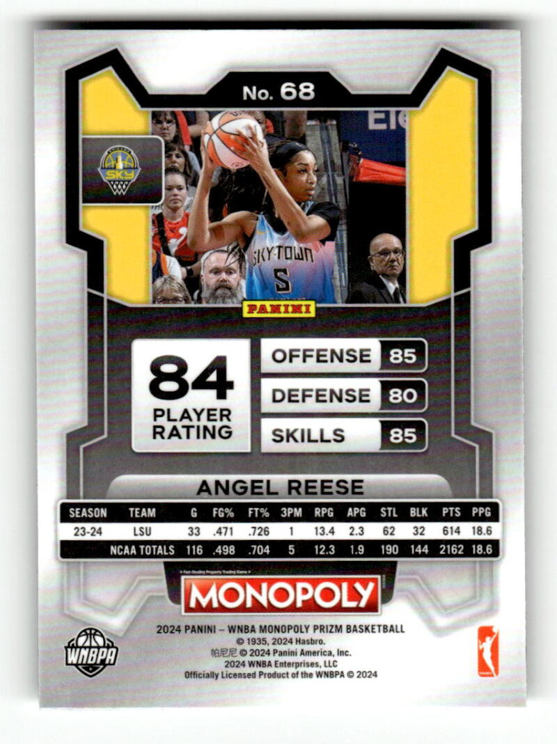 2024 Panini Prizm WNBA Monopoly Basketball Base Singles (Pick Your Cards) - Picture 128 of 132