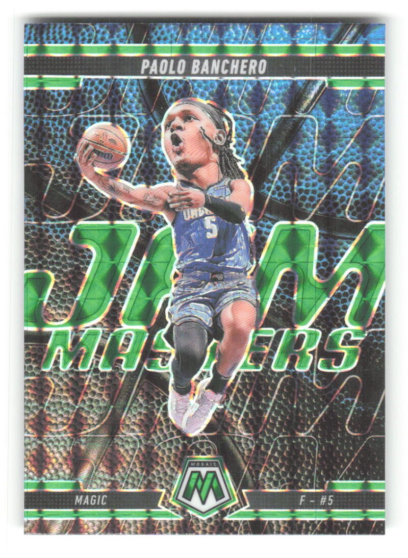 2024-25 Panini Mosaic Basketball Green Parallel Insert Singles