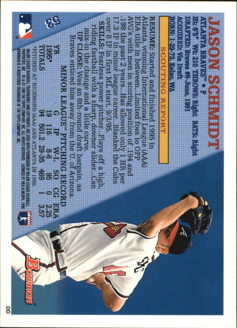 1996 Bowman Baseball Base Singles #1-133 (Pick Your Cards) - Picture 75 of 167