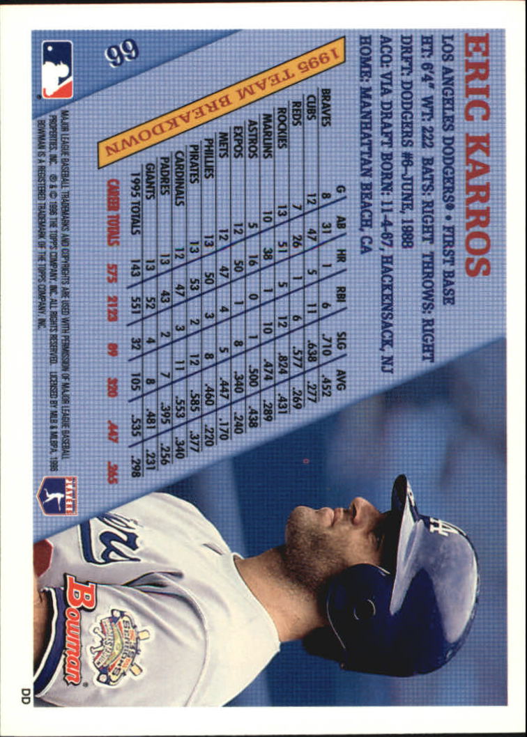 1996 Bowman Baseball Base Singles #1-133 (Pick Your Cards) - Picture 93 of 167