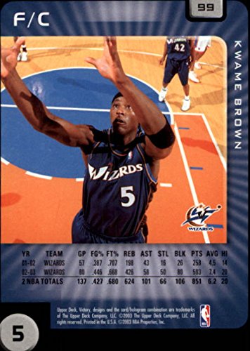 Kwame Brown NBA Select from Base, RC Rookie, & Jersey Singles (Pick Your Cards) - Bild 32 von 100