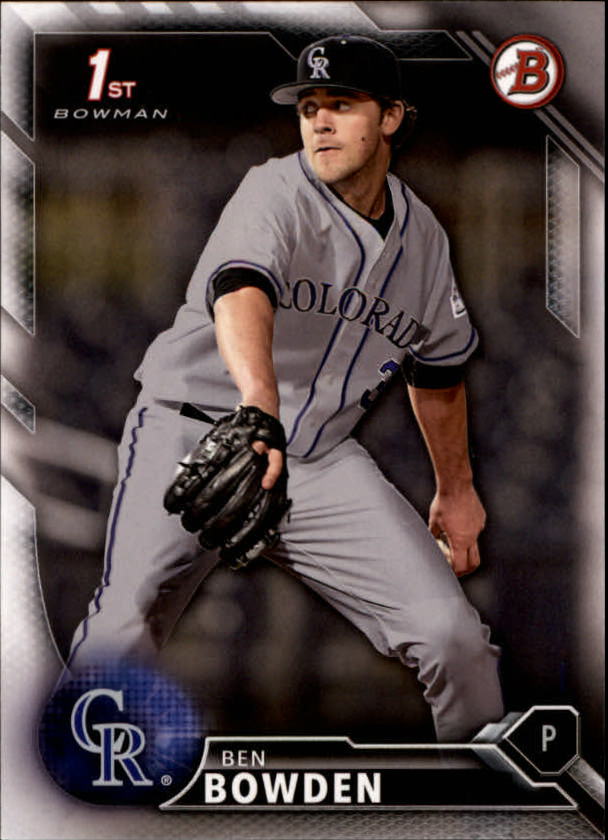 2016 Bowman Draft Baseball Singles #2-100 (Pick Your Cards) - Picture 50 of 157