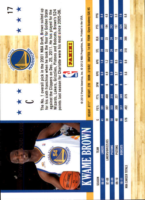 Kwame Brown NBA Select from Base, RC Rookie, & Jersey Singles (Pick Your Cards) - Bild 98 von 100