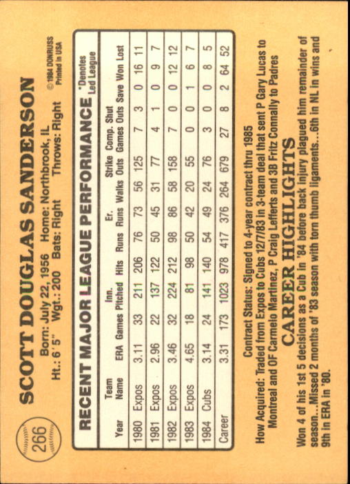 1985 Donruss Baseball Base Singles #256-510 (Pick Your Cards) - Picture 23 of 489