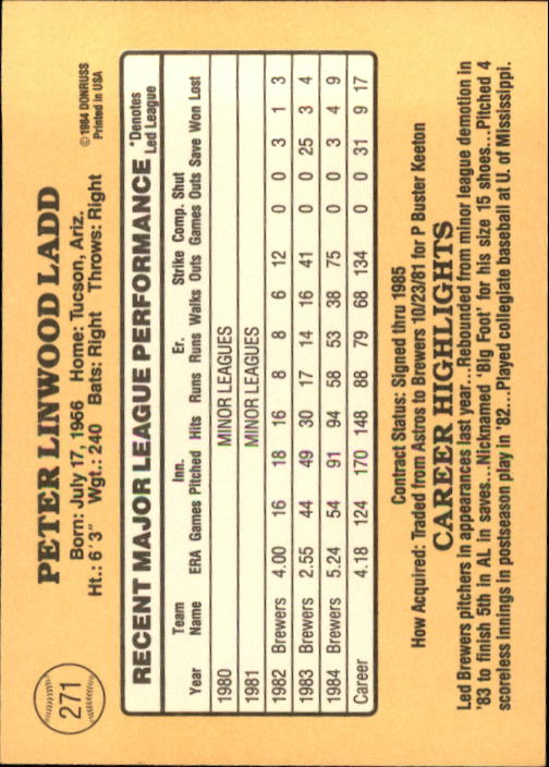 1985 Donruss Baseball Base Singles #256-510 (Pick Your Cards) - Picture 33 of 489