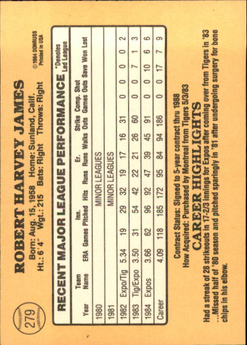 1985 Donruss Baseball Base Singles #256-510 (Pick Your Cards) - Picture 47 of 489