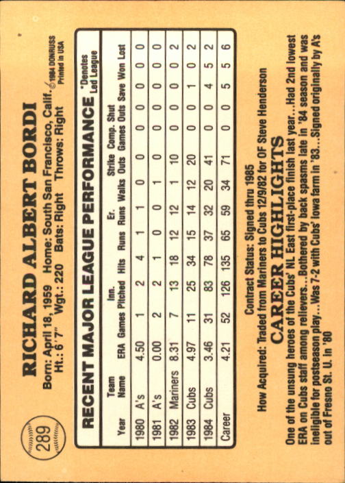 1985 Donruss Baseball Base Singles #256-510 (Pick Your Cards) - Picture 67 of 489