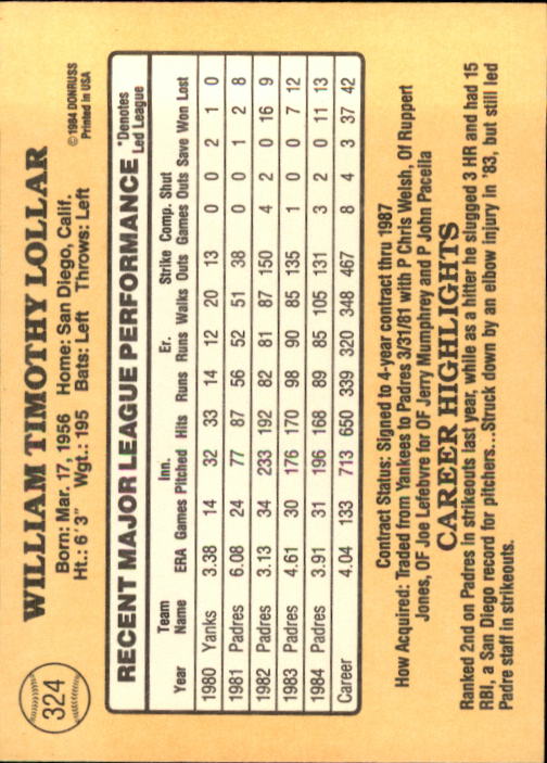 1985 Donruss Baseball Base Singles #256-510 (Pick Your Cards) - Picture 131 of 489