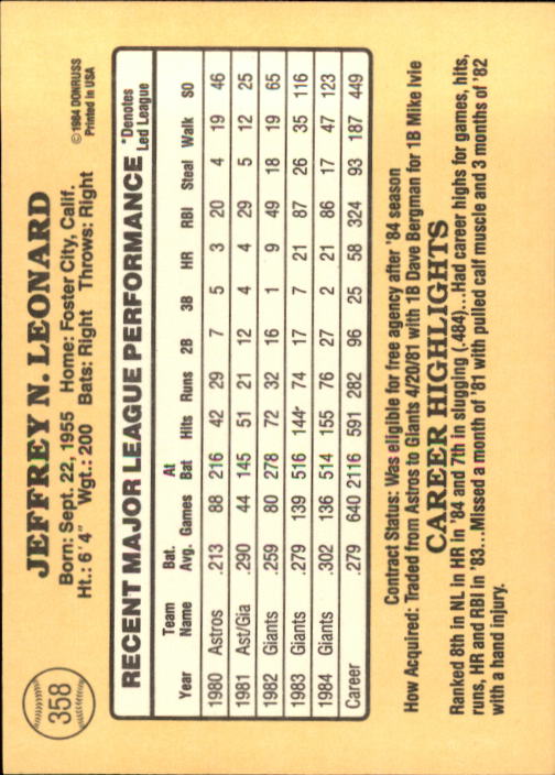 1985 Donruss Baseball Base Singles #256-510 (Pick Your Cards) - Picture 197 of 489