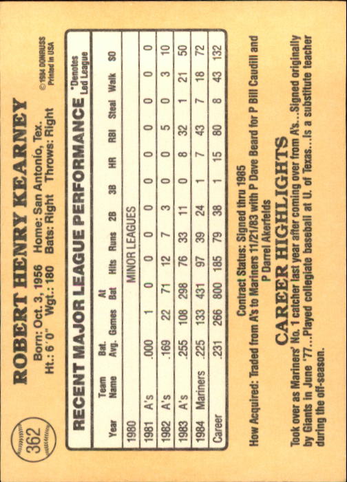 1985 Donruss Baseball Base Singles #256-510 (Pick Your Cards) - Picture 203 of 489