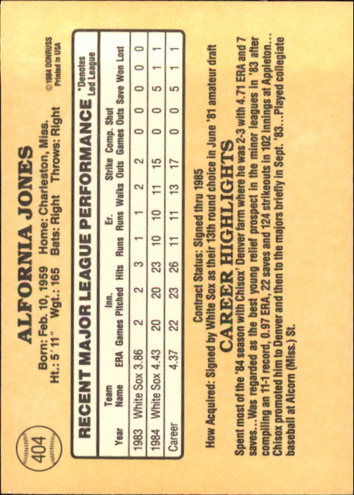 1985 Donruss Baseball Base Singles #256-510 (Pick Your Cards) - Picture 285 of 489