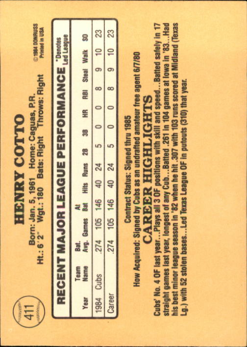 1985 Donruss Baseball Base Singles #256-510 (Pick Your Cards) - Picture 299 of 489