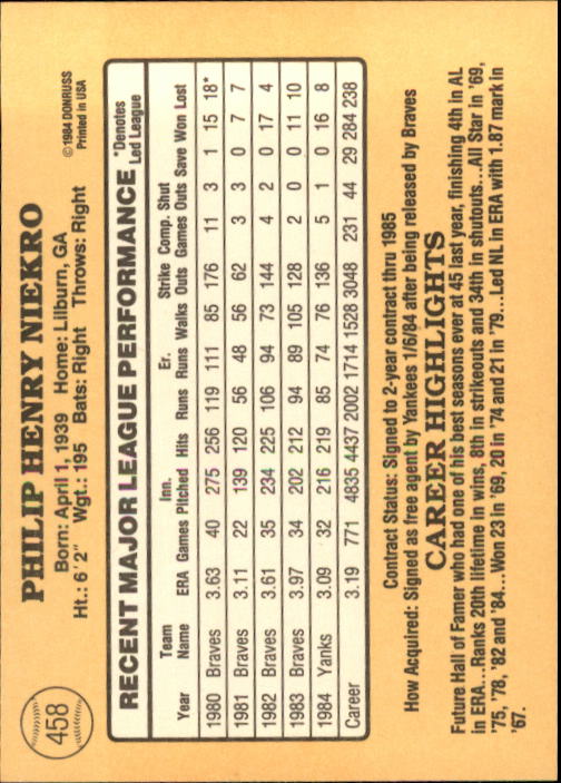 1985 Donruss Baseball Base Singles #256-510 (Pick Your Cards) - Picture 389 of 489