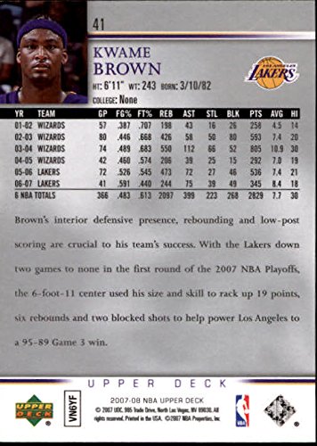 Kwame Brown NBA Select from Base, RC Rookie, & Jersey Singles (Pick Your Cards) - Bild 68 von 100