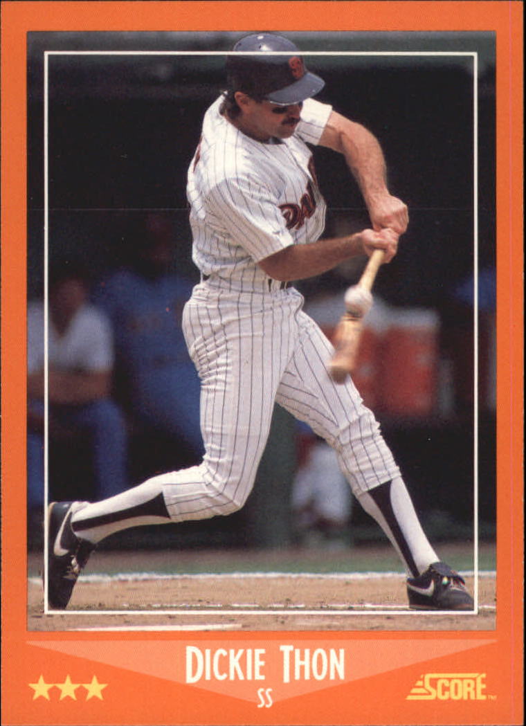 1988 Score Rookie/Traded Baseball Base Singles (Pick Your Cards) - Picture 48 of 187