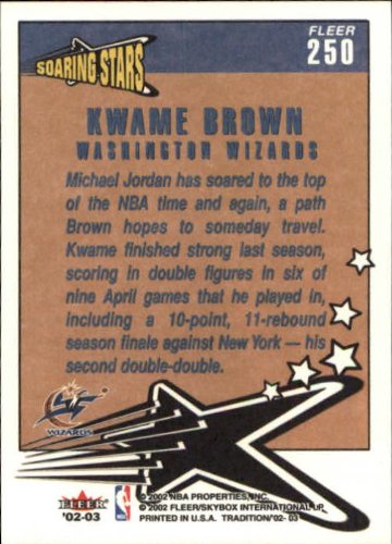Kwame Brown NBA Select from Base, RC Rookie, & Jersey Singles (Pick Your Cards) - Bild 70 von 100