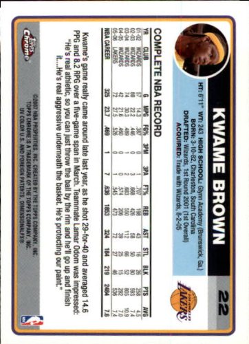 Kwame Brown NBA Select from Base, RC Rookie, & Jersey Singles (Pick Your Cards) - Bild 80 von 100