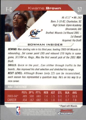 Kwame Brown NBA Select from Base, RC Rookie, & Jersey Singles (Pick Your Cards) - Bild 84 von 100