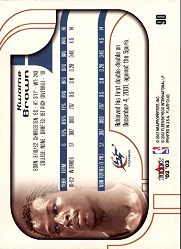 Kwame Brown NBA Select from Base, RC Rookie, & Jersey Singles (Pick Your Cards) - Bild 86 von 100