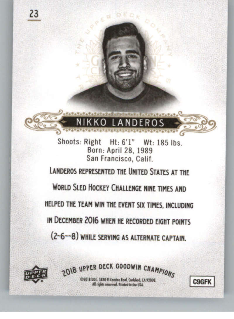 2018 Upper Deck Goodwin Champions Trading Cards Pick From List (Base and SPs) - Picture 37 of 163