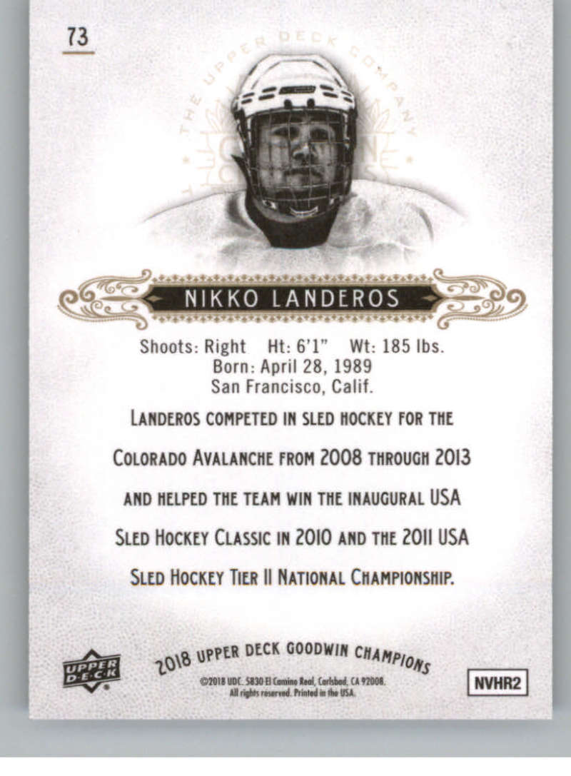 2018 Upper Deck Goodwin Champions Trading Cards Pick From List (Base and SPs) - Picture 109 of 163