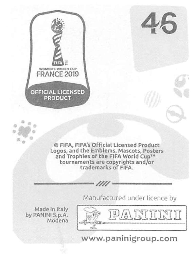 2019 Panini FIFA Women's World Cup Stickers Pick From List With Foils 1-240 - Picture 93 of 481