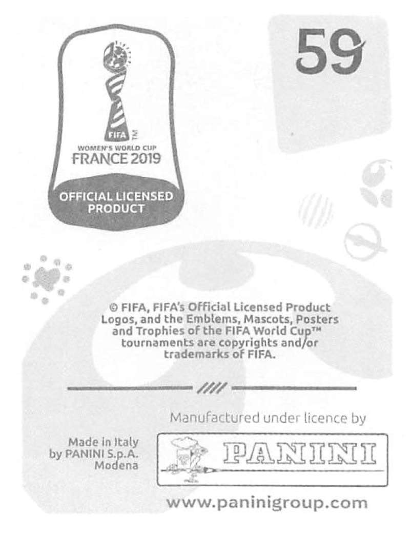 2019 Panini FIFA Women's World Cup Stickers Pick From List With Foils 1-240 - Picture 119 of 481