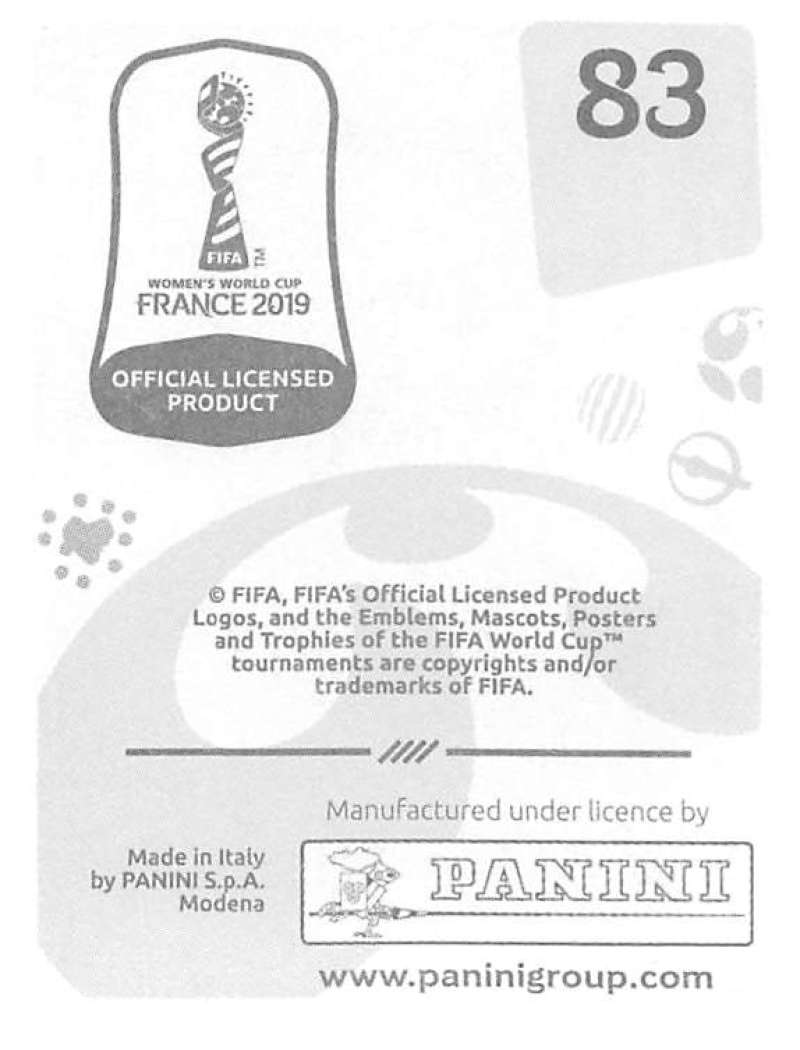 2019 Panini FIFA Women's World Cup Stickers Pick From List With Foils 1-240 - Picture 167 of 481