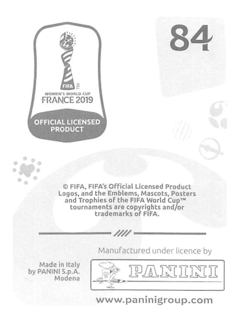 2019 Panini FIFA Women's World Cup Stickers Pick From List With Foils 1-240 - Picture 169 of 481