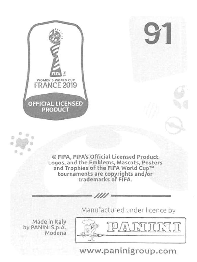 2019 Panini FIFA Women's World Cup Stickers Pick From List With Foils 1-240 - Picture 183 of 481