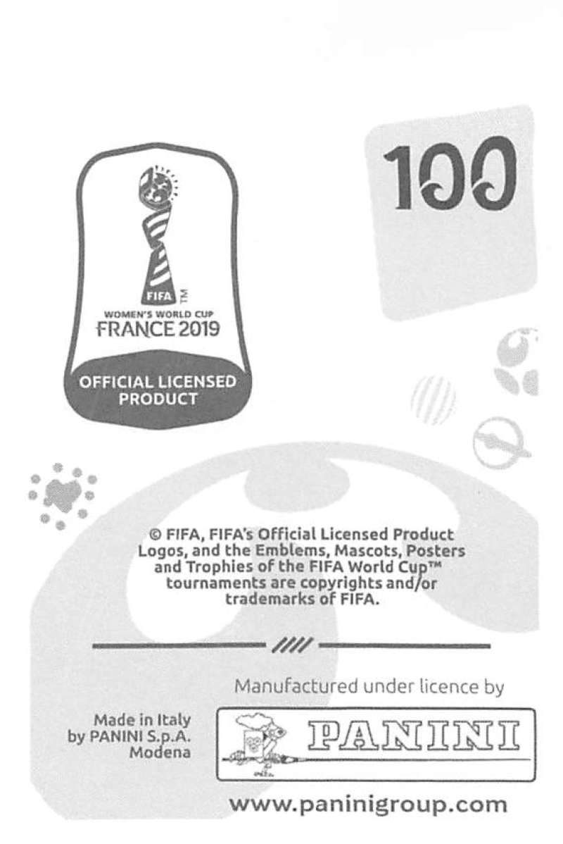 2019 Panini FIFA Women's World Cup Stickers Pick From List With Foils 1-240 - Picture 201 of 481