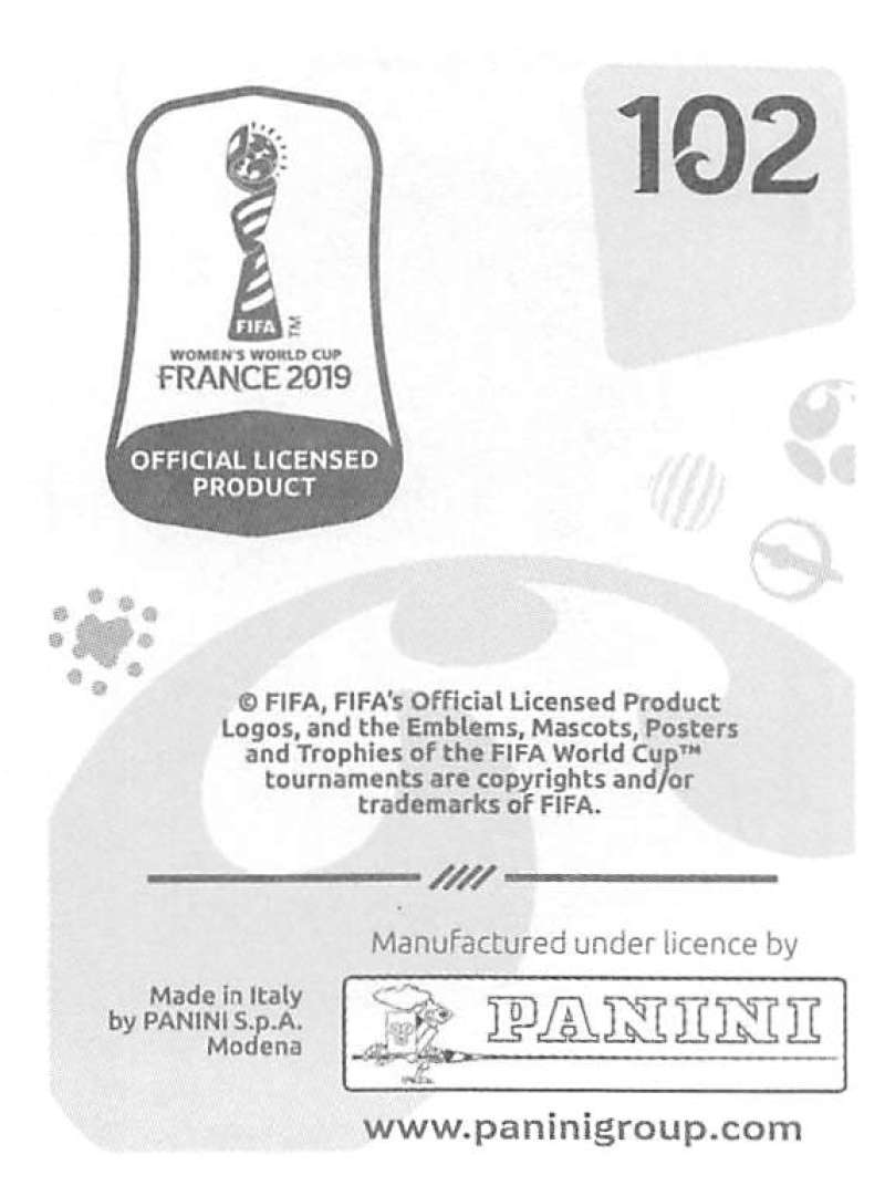 2019 Panini FIFA Women's World Cup Stickers Pick From List With Foils 1-240 - Picture 205 of 481