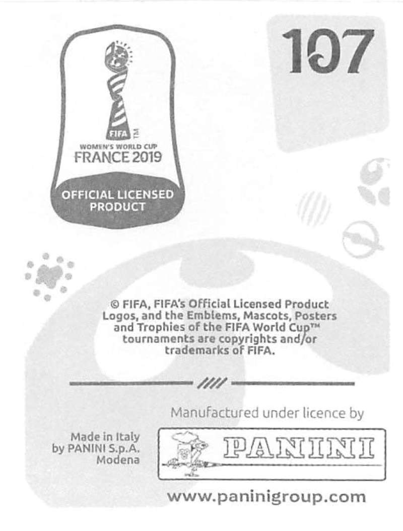 2019 Panini FIFA Women's World Cup Stickers Pick From List With Foils 1-240 - Picture 215 of 481