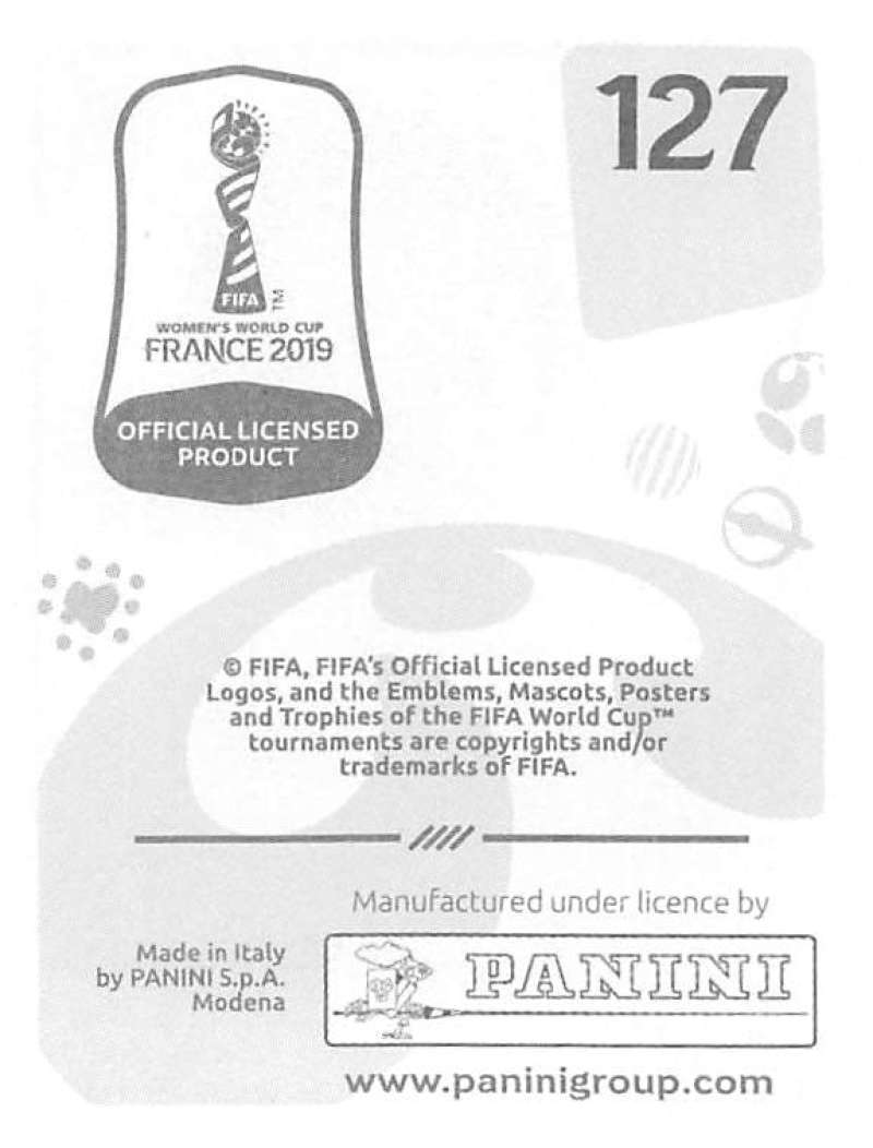 2019 Panini FIFA Women's World Cup Stickers Pick From List With Foils 1-240 - Picture 255 of 481