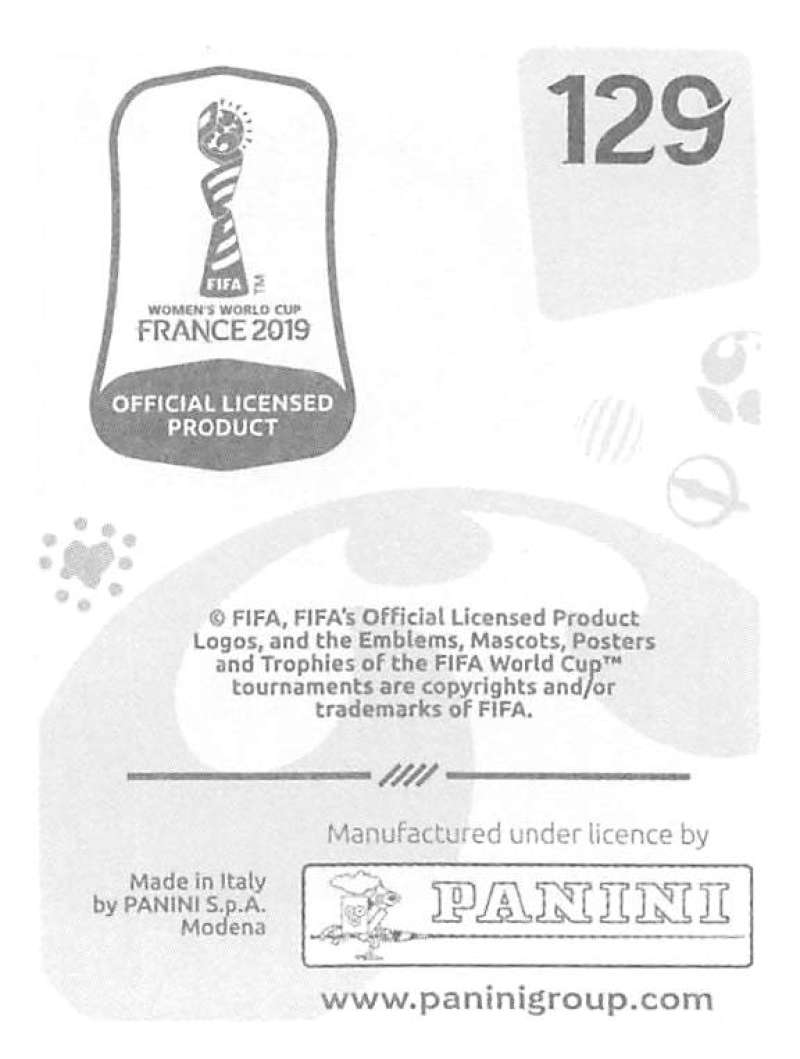 2019 Panini FIFA Women's World Cup Stickers Pick From List With Foils 1-240 - Picture 259 of 481