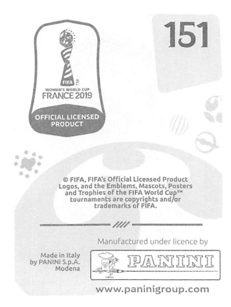 2019 Panini FIFA Women's World Cup Stickers Pick From List With Foils 1-240 - Picture 303 of 481