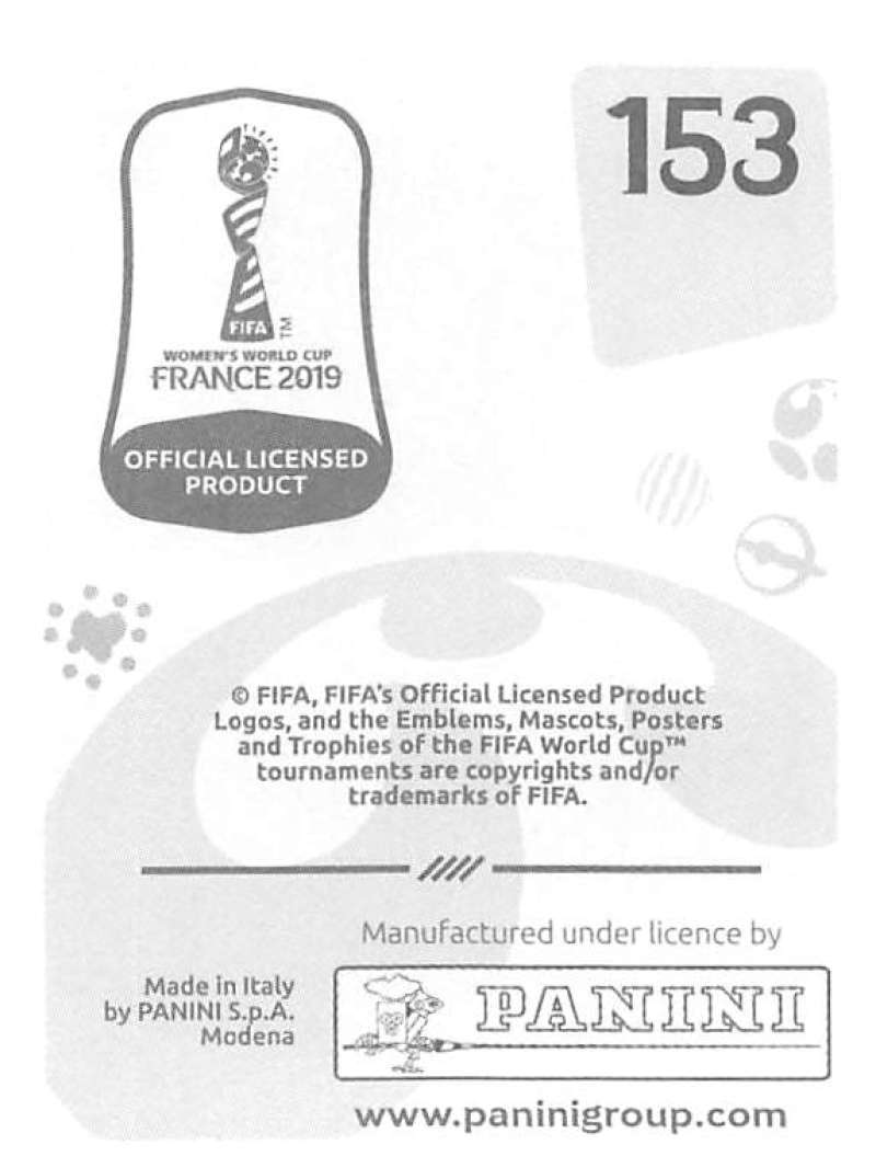 2019 Panini FIFA Women's World Cup Stickers Pick From List With Foils 1-240 - Picture 307 of 481