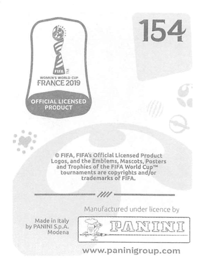 2019 Panini FIFA Women's World Cup Stickers Pick From List With Foils 1-240 - Picture 309 of 481