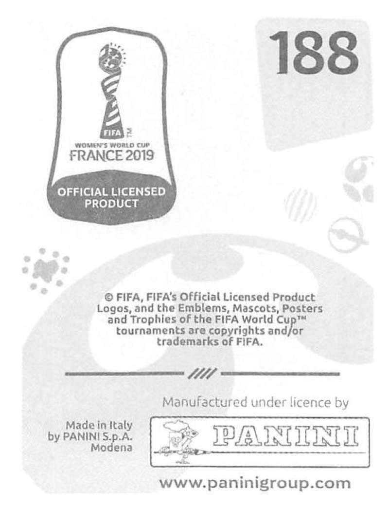 2019 Panini FIFA Women's World Cup Stickers Pick From List With Foils 1-240 - Picture 377 of 481