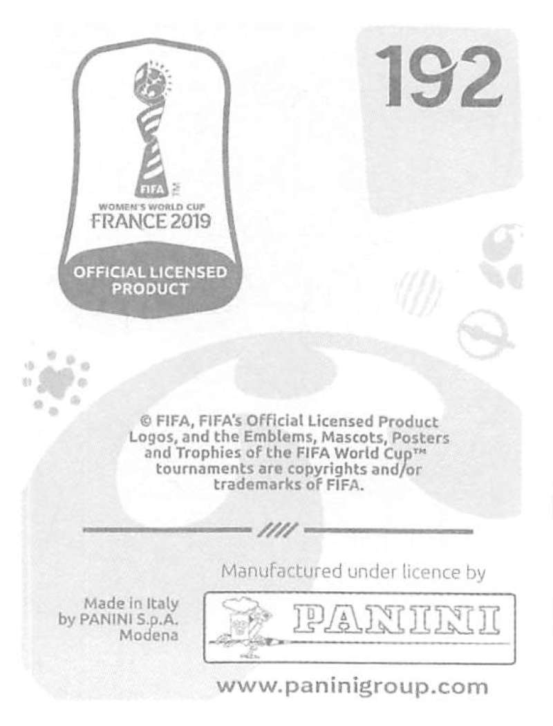 2019 Panini FIFA Women's World Cup Stickers Pick From List With Foils 1-240 - Picture 385 of 481