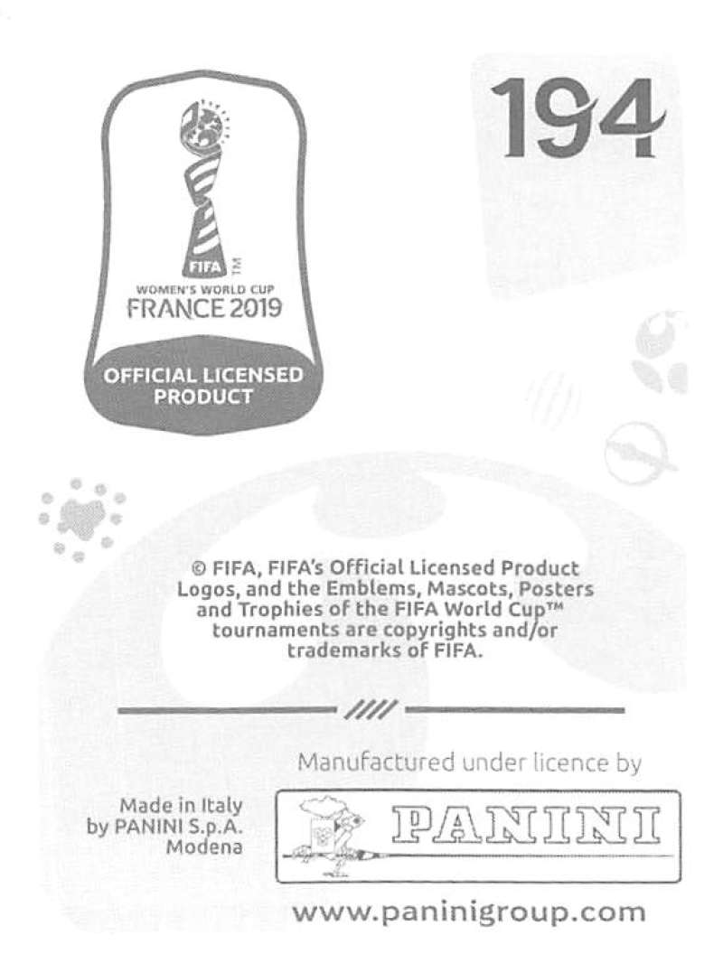 2019 Panini FIFA Women's World Cup Stickers Pick From List With Foils 1-240 - Picture 389 of 481