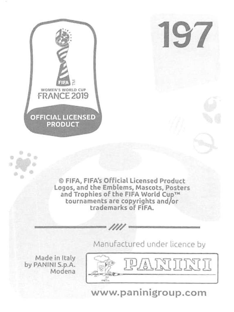 2019 Panini FIFA Women's World Cup Stickers Pick From List With Foils 1-240 - Picture 395 of 481