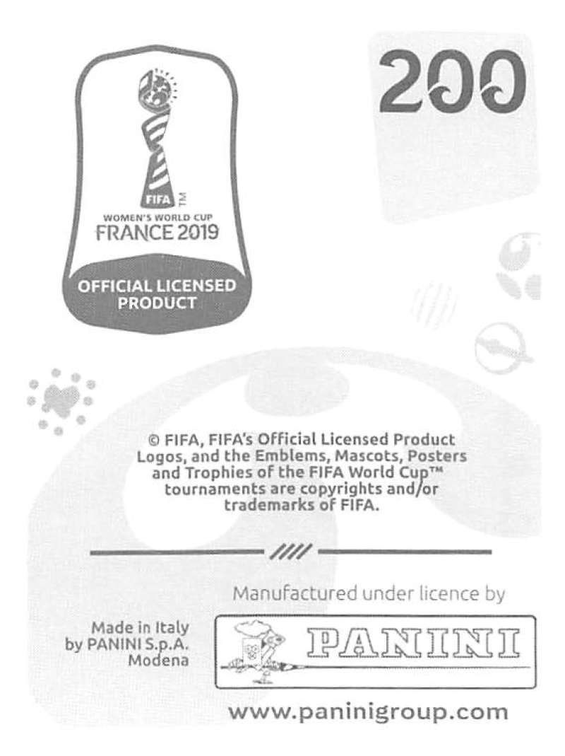 2019 Panini FIFA Women's World Cup Stickers Pick From List With Foils 1-240 - Picture 401 of 481