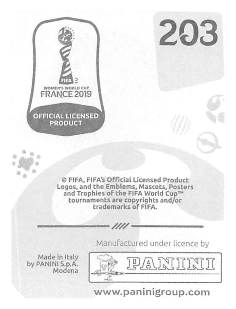 2019 Panini FIFA Women's World Cup Stickers Pick From List With Foils 1-240 - Picture 407 of 481