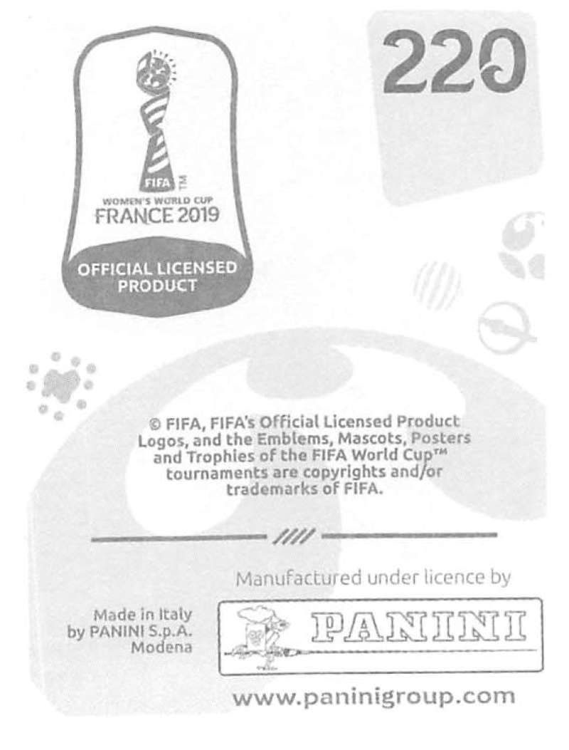 2019 Panini FIFA Women's World Cup Stickers Pick From List With Foils 1-240 - Picture 441 of 481