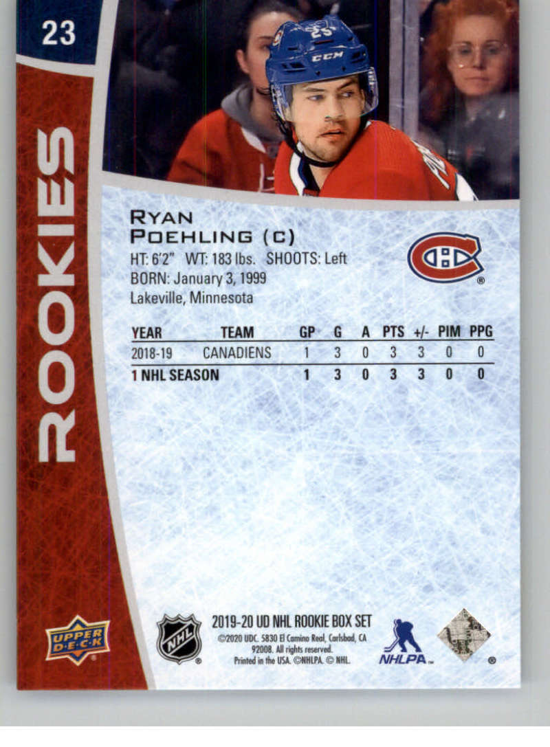 2019-20 Upper Deck Rookie Class Hockey Box Set Base or Autographs Pick From List - Picture 47 of 57