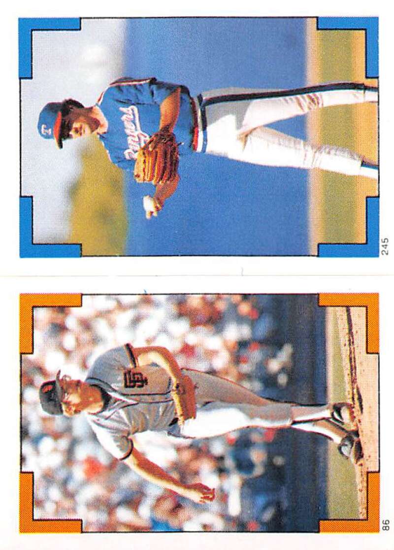 1986 Topps MLB Baseball Album Stickers Pick From List - Picture 171 of 398