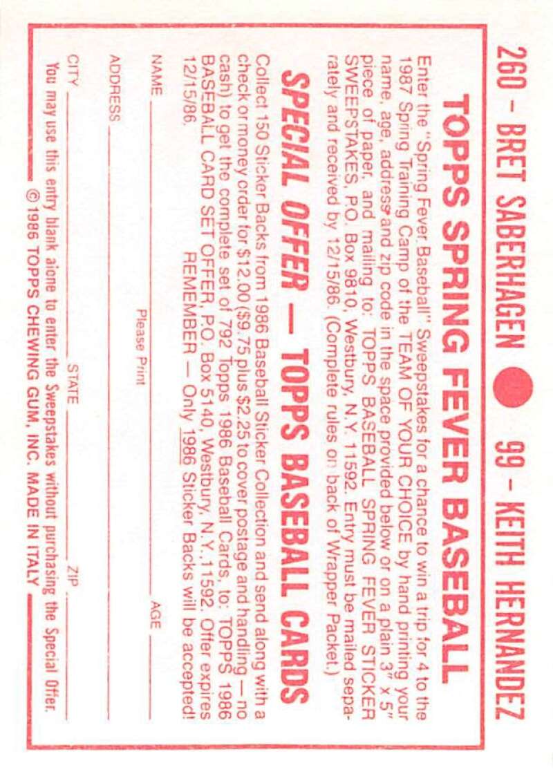 1986 Topps MLB Baseball Album Stickers Pick From List - Picture 198 of 398