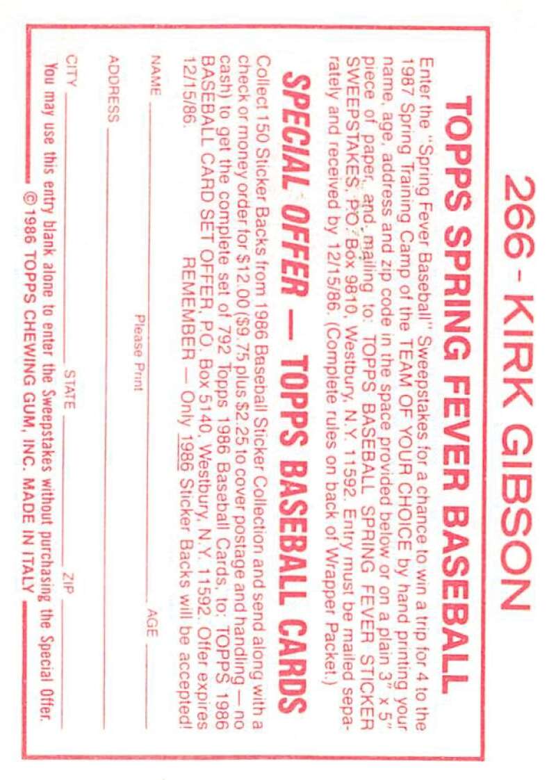 1986 Topps MLB Baseball Album Stickers Pick From List - Picture 386 of 398