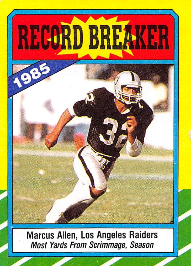 1986 Topps NFL Football Trading Cards Pick From List 1-200